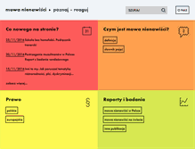 Tablet Screenshot of mowanienawisci.info